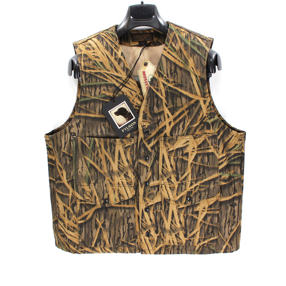 Filson Other - Filson x Mossy Oak Rugged Twill Cruiser Shadow Grass Camo Field Vest Large NEW